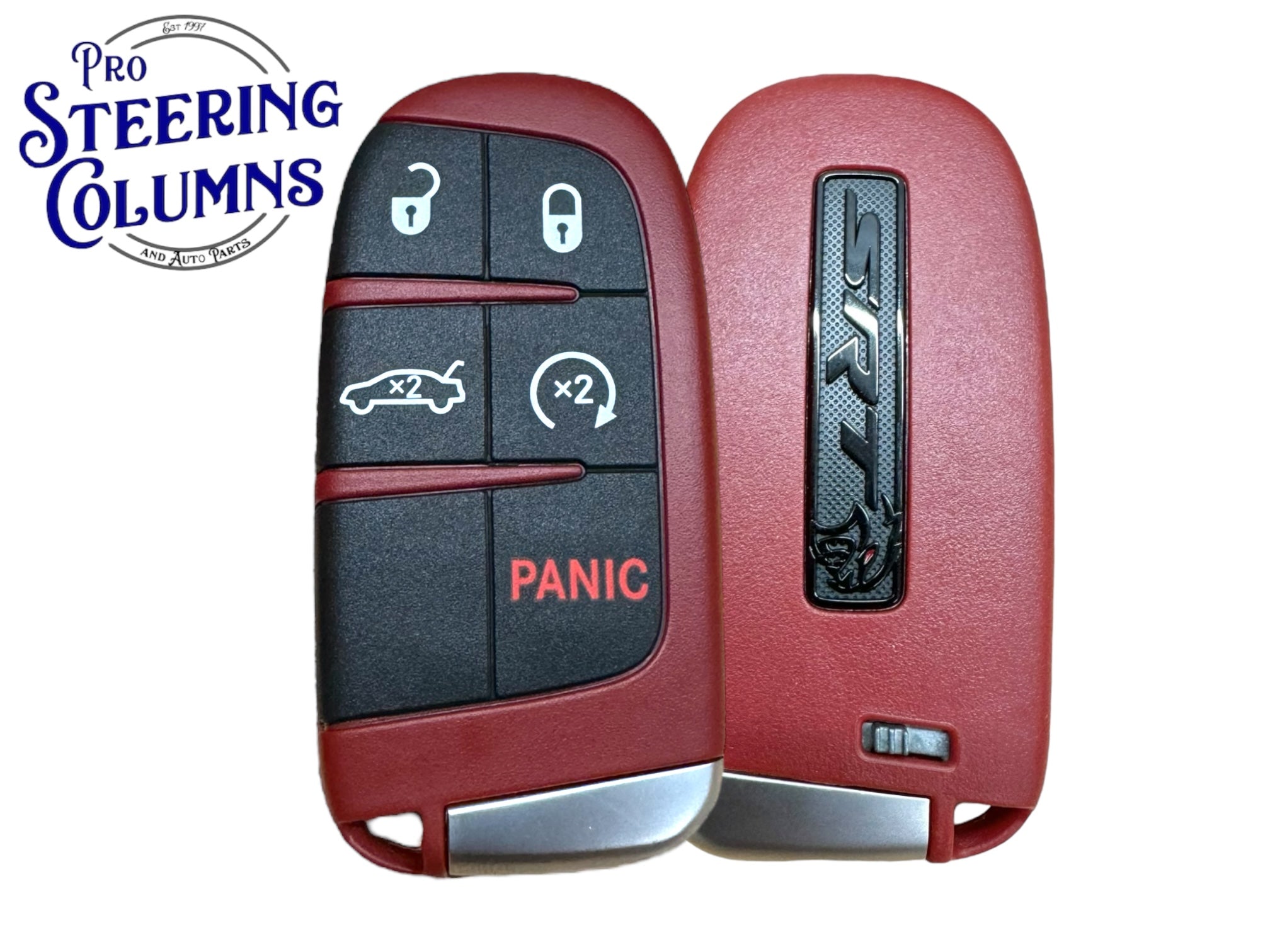 19-23 Dodge Charger Challenger Smart Key Red SRT Logo / Full Power / P