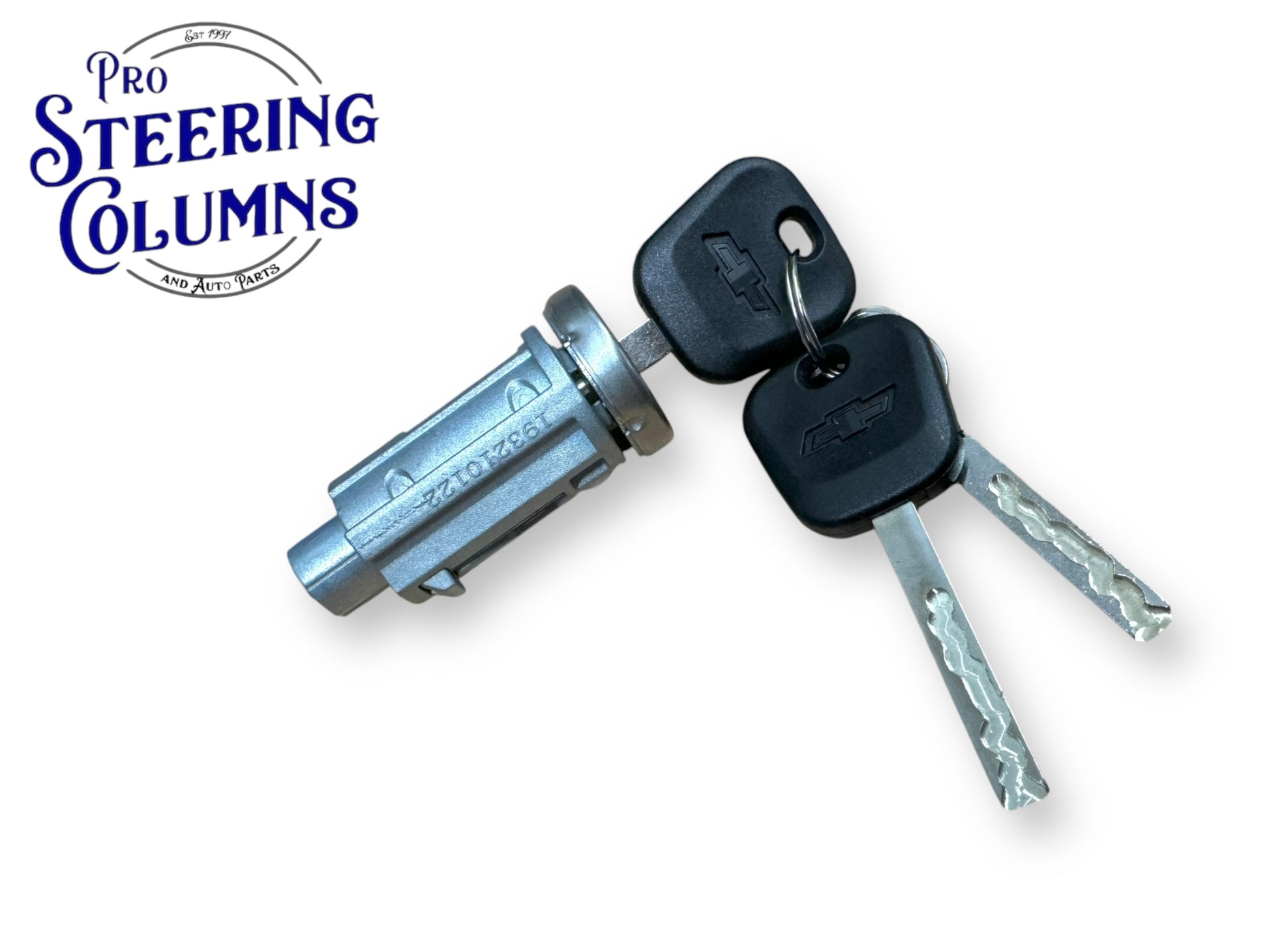 20-23 GM Colorado Silverado Sierra Ignition Lock Cylinder With 2 Chip Keys New 13528553