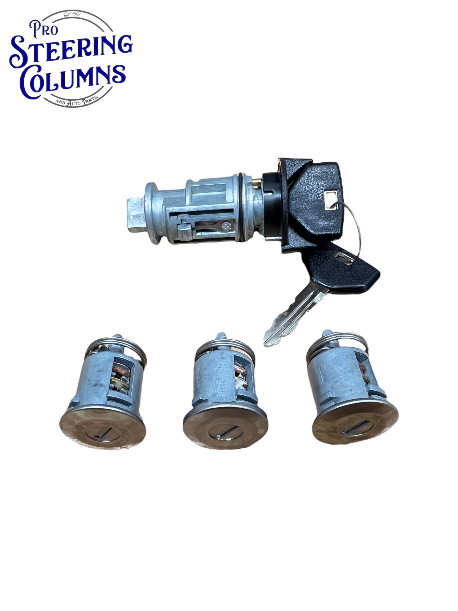 Strattec/ASP Ignition & Door Lock Cylinder Set For Jeep Wrangler 1991-1996 – Comes With 2 Keys