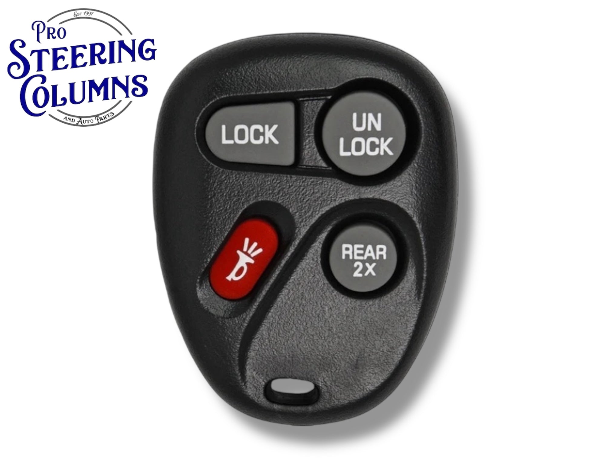 Genuine GM OEM 4-Button Key Fob - 15043458 - FCC KOBLEAR1XT (Remanufactured Case)