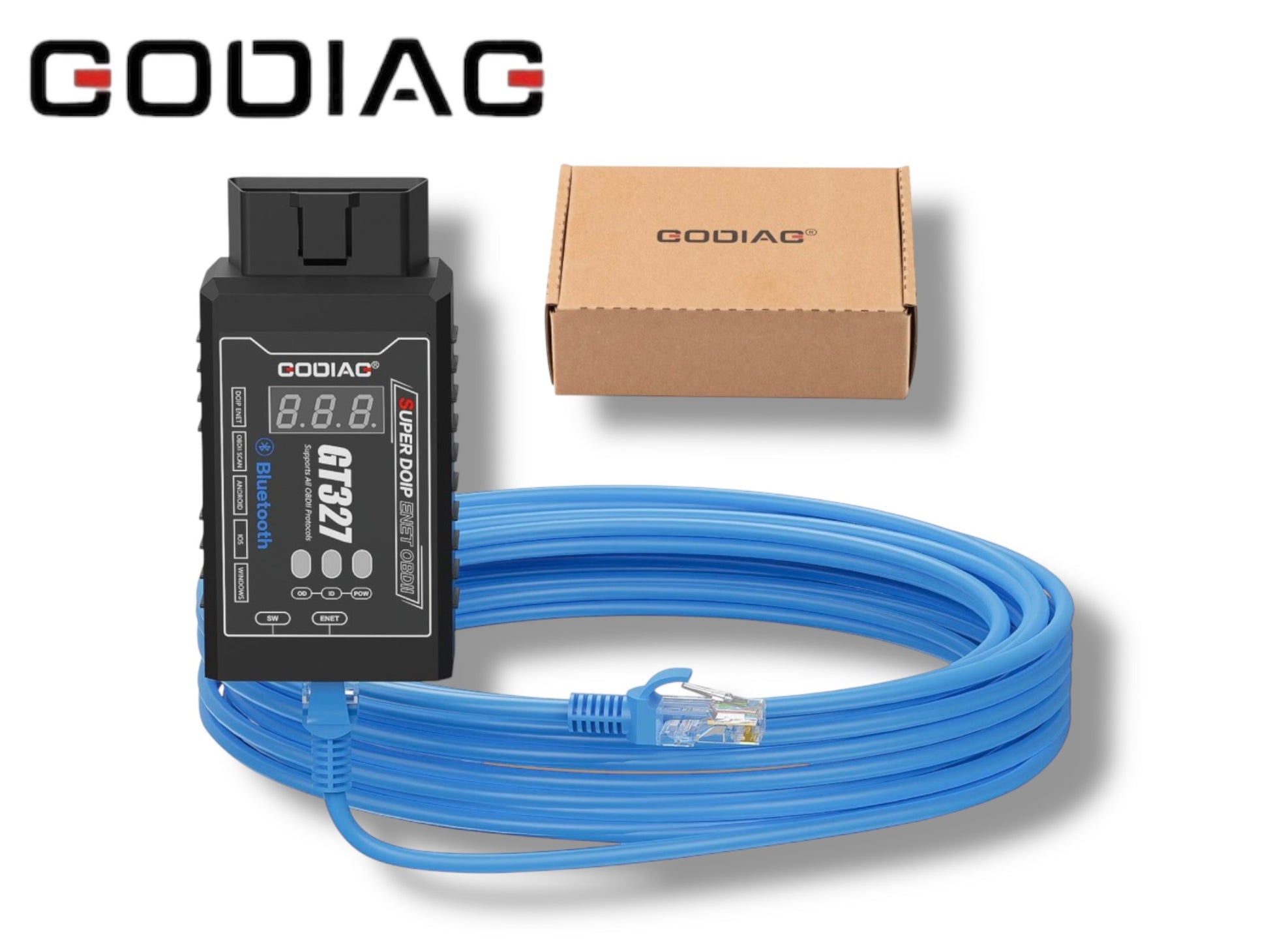 Godiag - GT327 Super OBDII Scanner Bluetooth with Voltage Display
