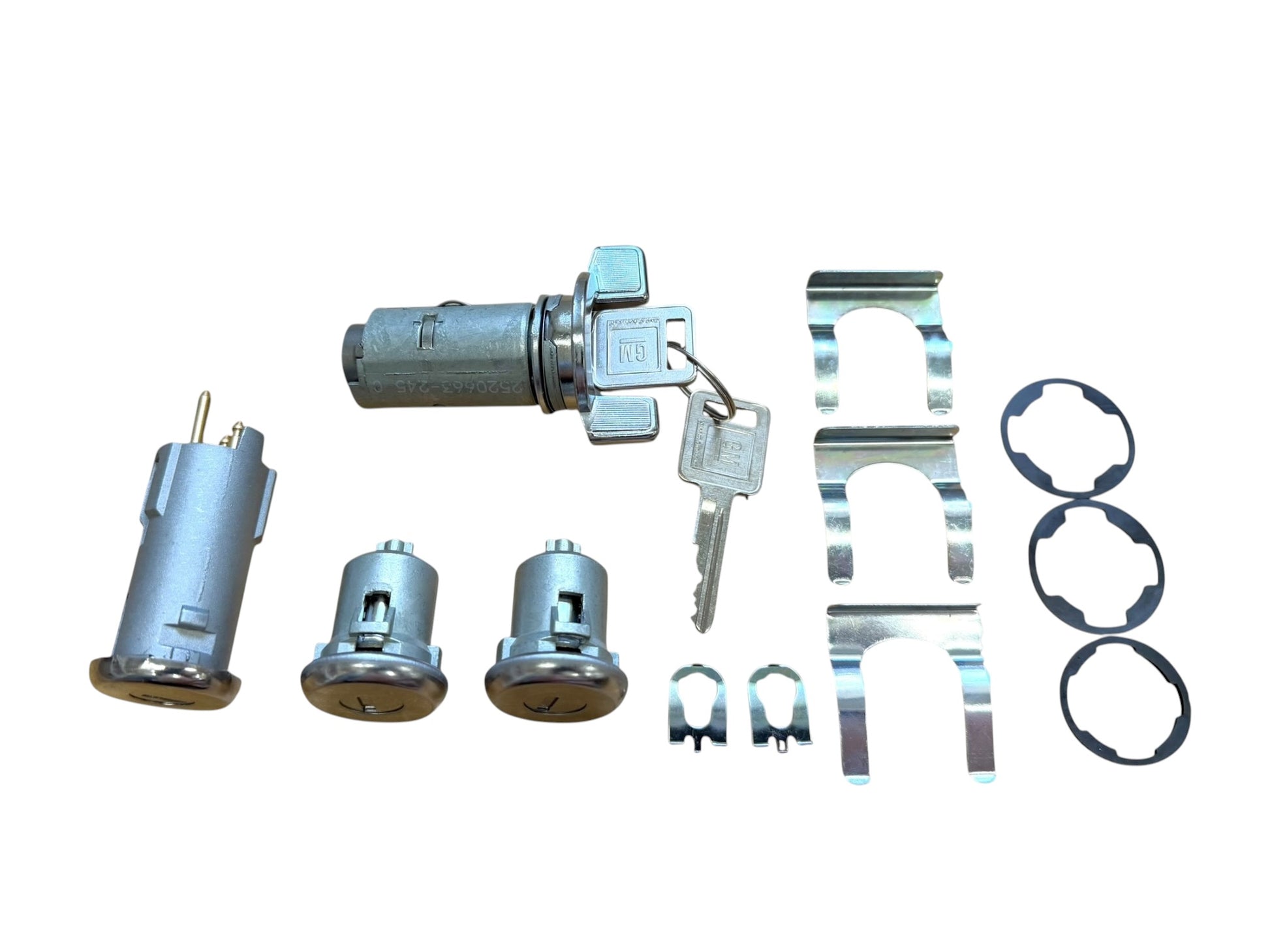 78-91 GM K5 Blazer Suburban Ignition Door & Electric Tailgate Lock Cylinder Set (Keyed Alike)