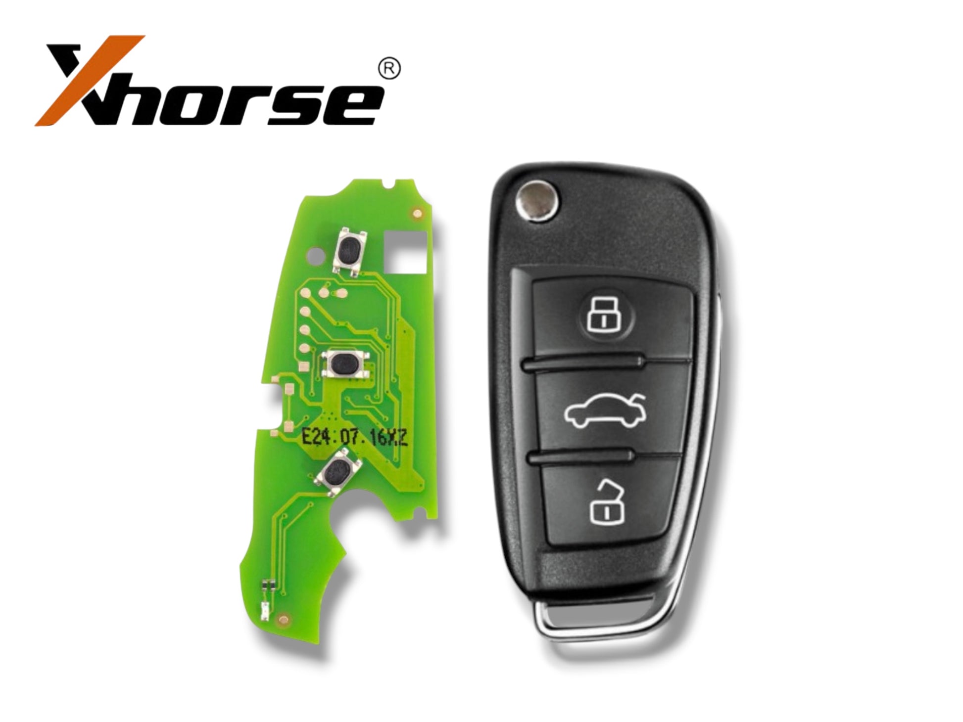 Xhorse - Audi MQB48 Flip Key 3-Button - XZADM1EN
