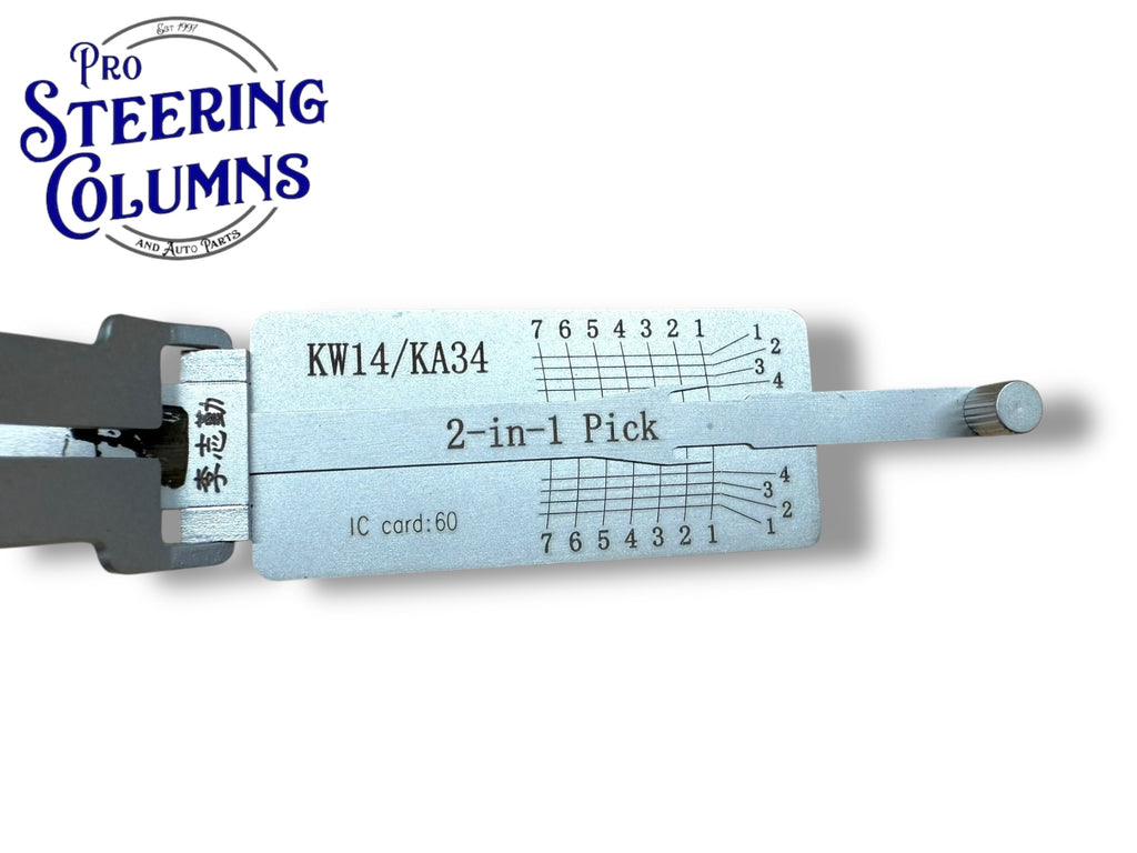 Original Lishi Kawasaki Kwikset KW14 / KA34 2-In-1 Pick & Decoder New