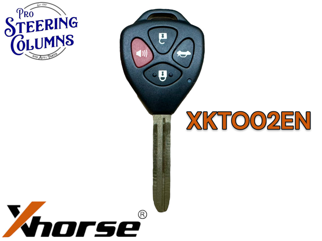 Xhorse Universal Remote Head Key Toyota Style TR47 4 Button New XKTO02EN