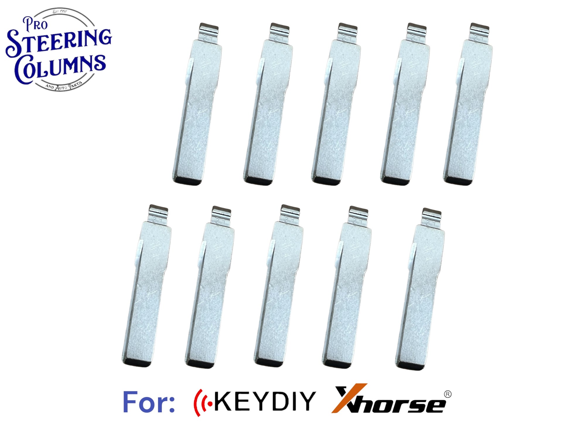 10x Xhorse Keydiy Universal Flip Key Remote Key Blades VW HU66