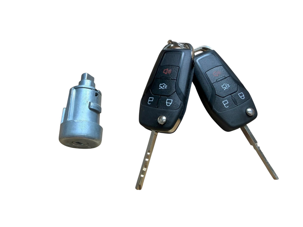 19-23 Ford Transit Connect Ignition Lock Cylinder With 2 Remote Keys PN: 3M5Z-11582-A