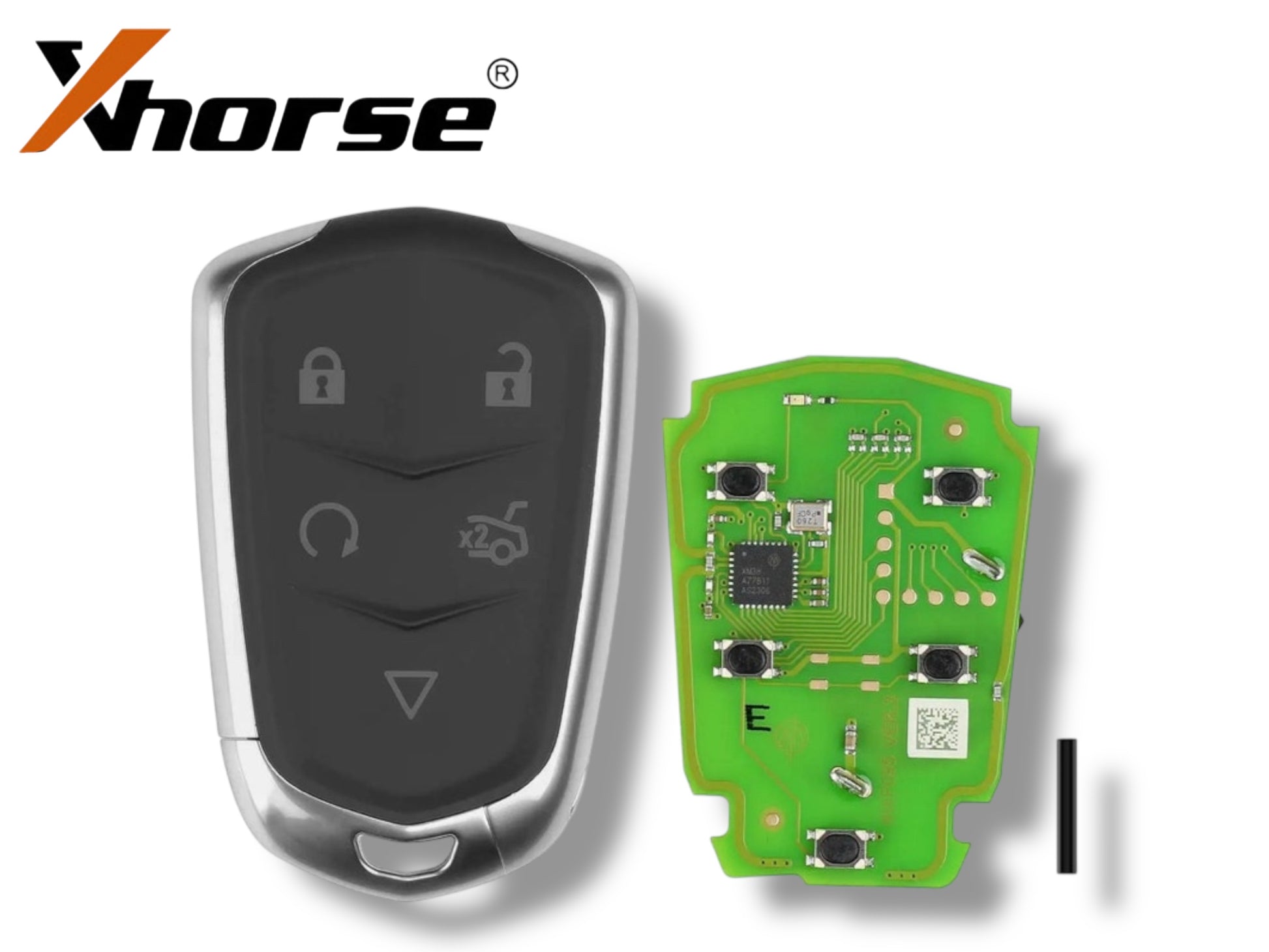 Xhorse - XSCD01EN - GM Style 5-Button Universal Smart Key W/ Proximity For VVDI