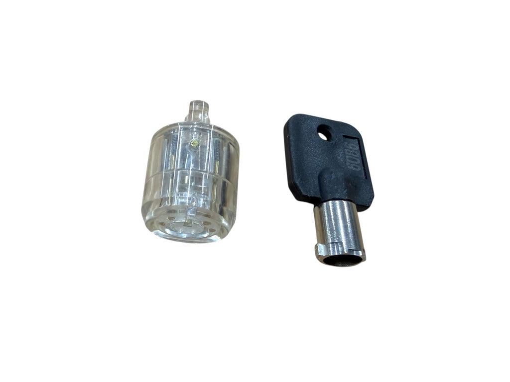 Transparent 7-Pin Tubular Practice Lock