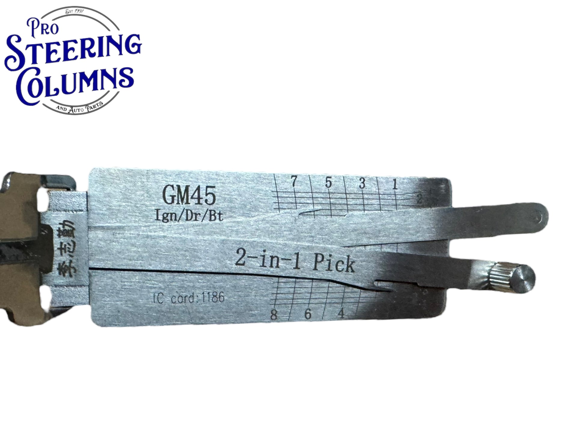 Original Lishi 2 in 1 GM45 Pontiac G8 Pick & Decoder Genuine New