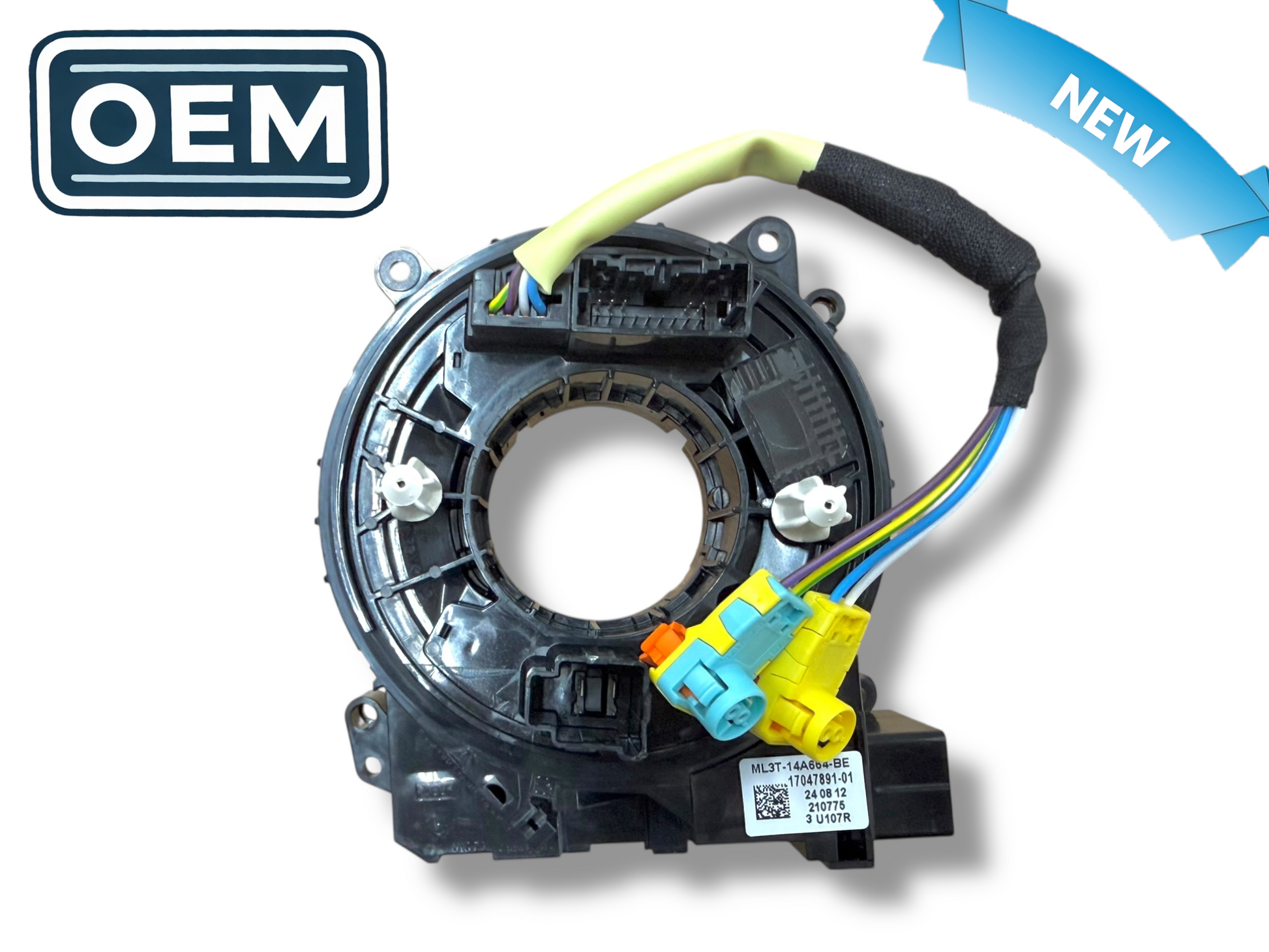 21-25 F-150 Air Bag Clock Spring With Heated Wheel PN: ML3Z-14A664-B (OEM)