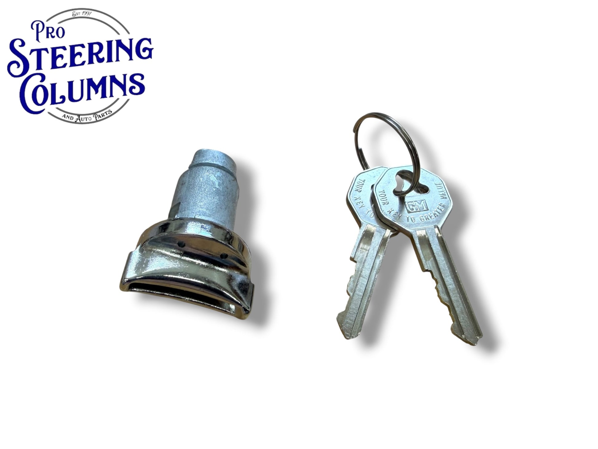 62-64 GM Nova Chevelle Ignition Door & Tailgate Lock Cylinder Set (Keyed Alike)