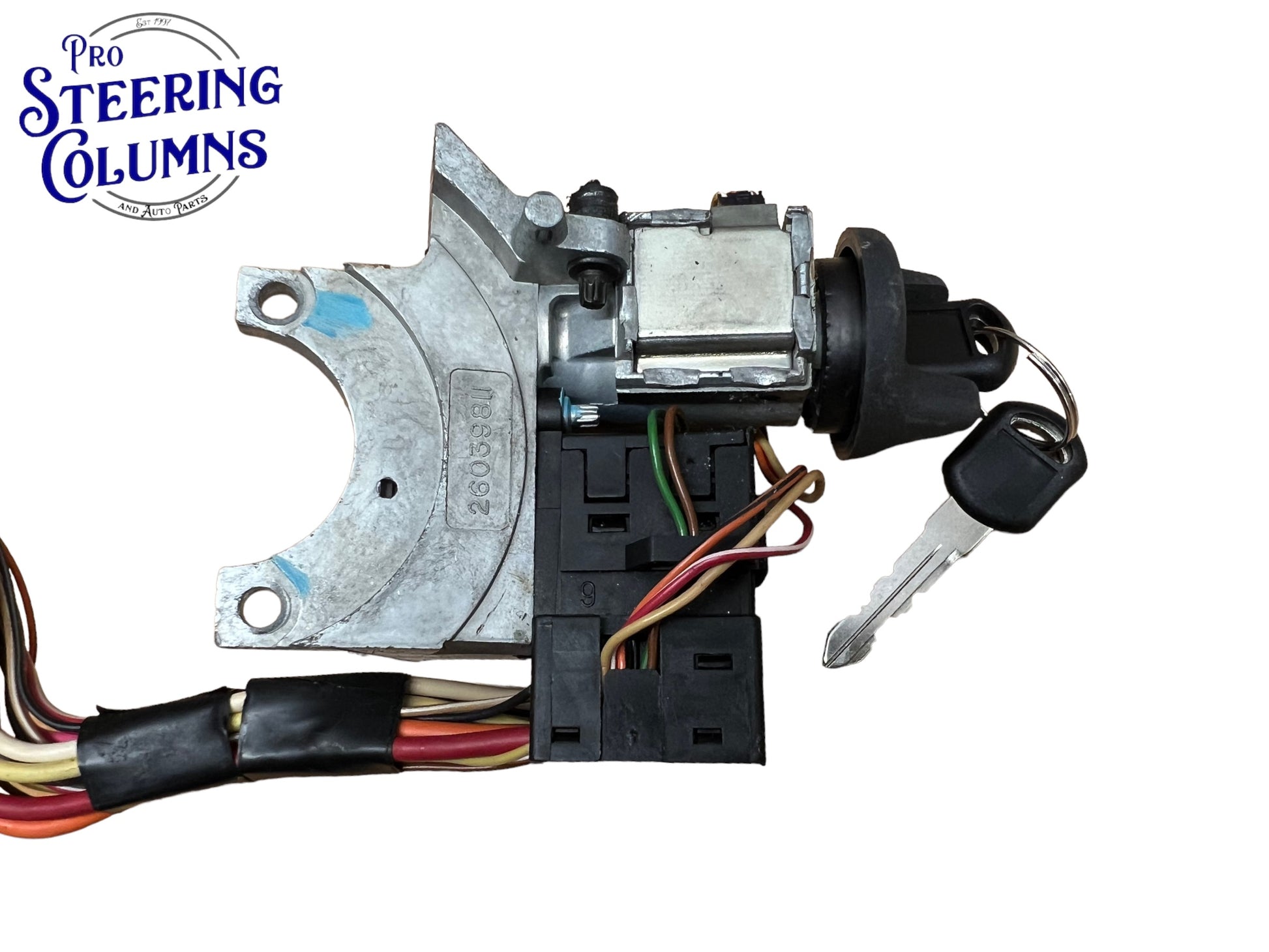 1998-1999 C/K Pickup Tahoe Suburban Ignition Lock Cylinder Assembly 2 Keys Used OEM
