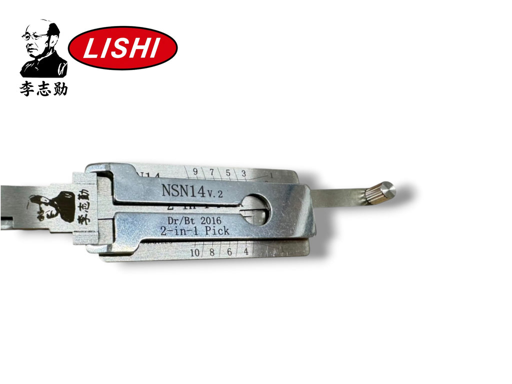 Original Lishi 2 in 1 NSN14 Door & Trunk For Nissan Infiniti Pick & Decoder Genuine New