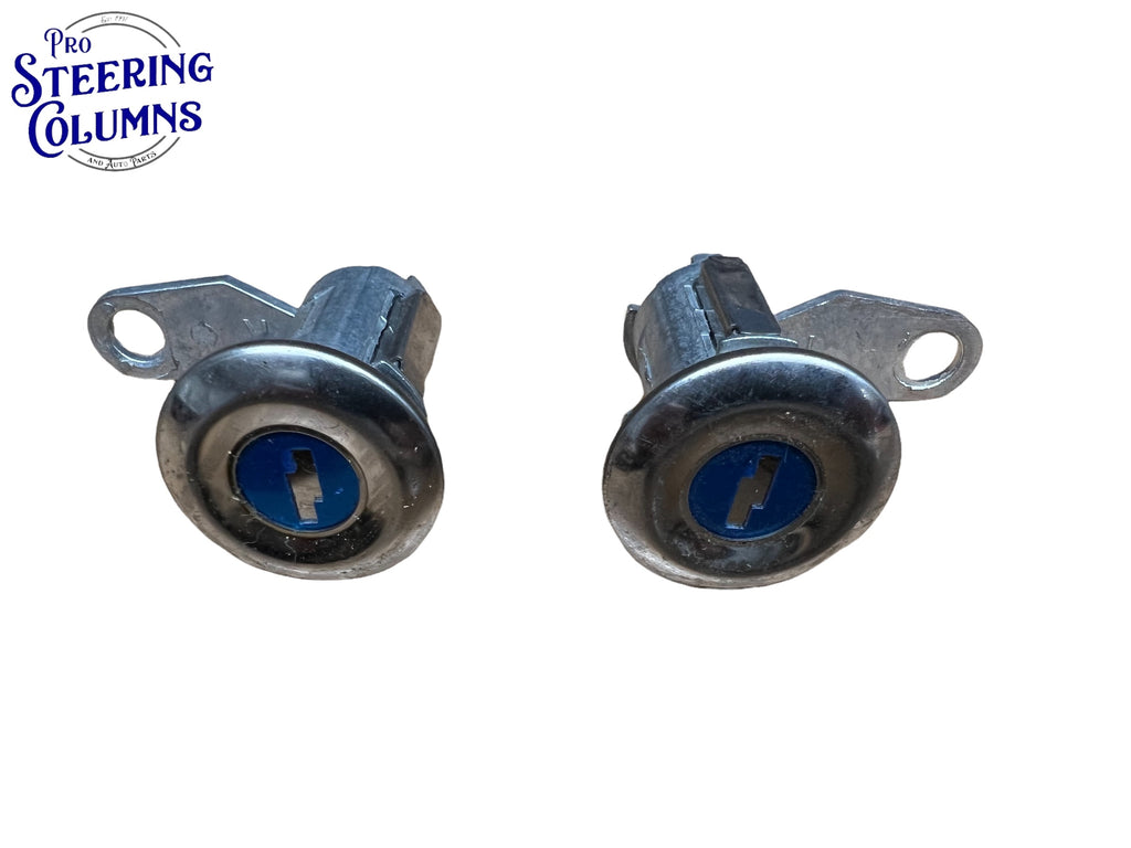 1980-1991 Ford F-250 F-250 F-350 Door Lock Cylinder Set 2 Keys New