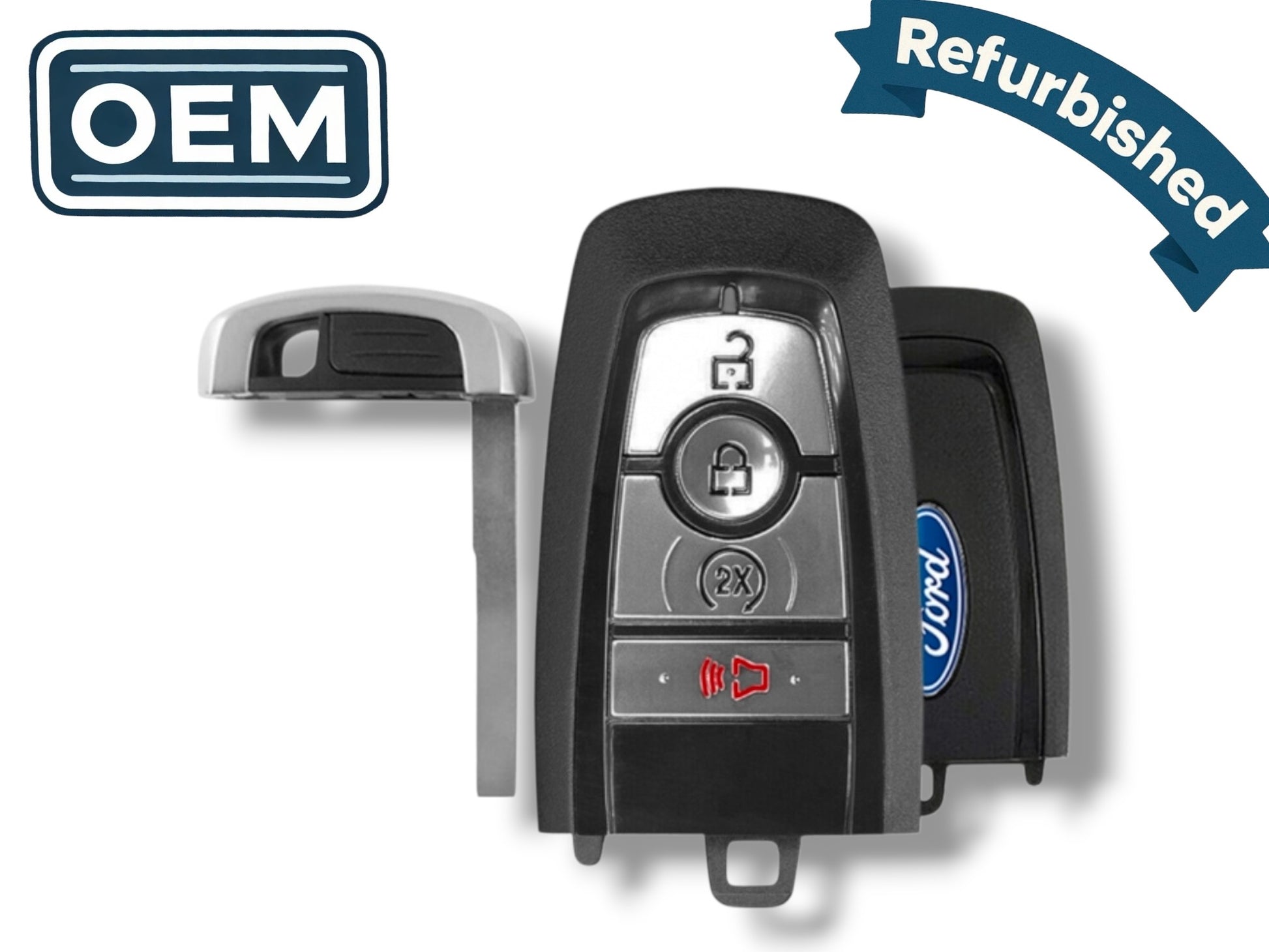 17-25 Ford Smart Key 4-Button PN: 164-R8182 / M3N-A2C931426 (OEM Refurb)