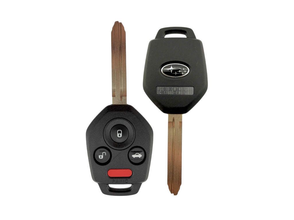 12-19 Subaru Remote Head Key 4-Button CWTWB1U811 / PN: 57497-FJ230 / G Chip 80 Bit (OEM Refurbished)