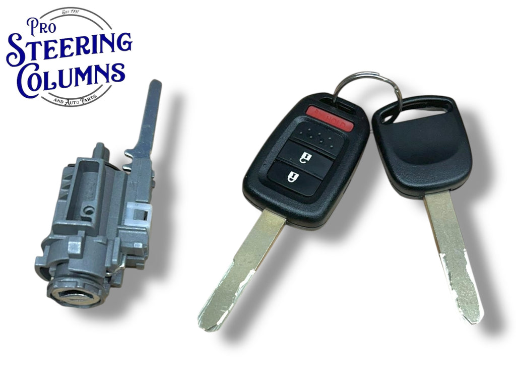 2014 Honda CRV Ignition Lock Cylinder With 2 Keys Shells
