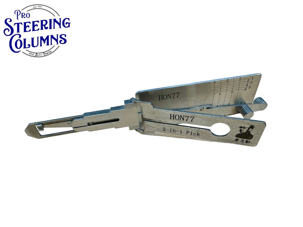 Original Lishi 2 in 1 HON77 For Honda Motorcycles Pick & Decoder Genuine New