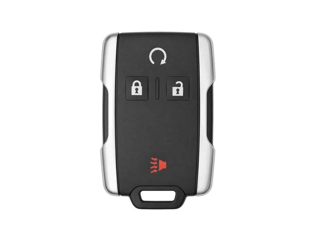 14-22 Chevrolet GMC Keyless Entry Remote 4-Button Chrome PN: 22881480 / M3N32337100 (Aftermarket)