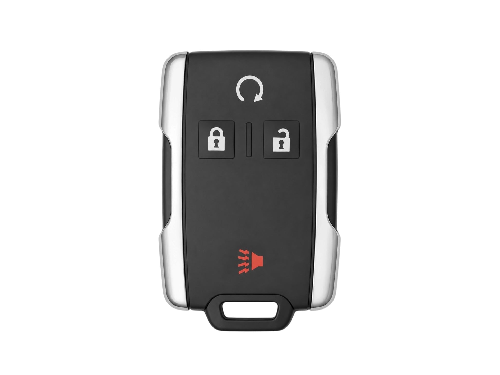 14-22 Chevrolet GMC Keyless Entry Remote 4-Button Chrome PN: 22881480 / M3N32337100 (Aftermarket)