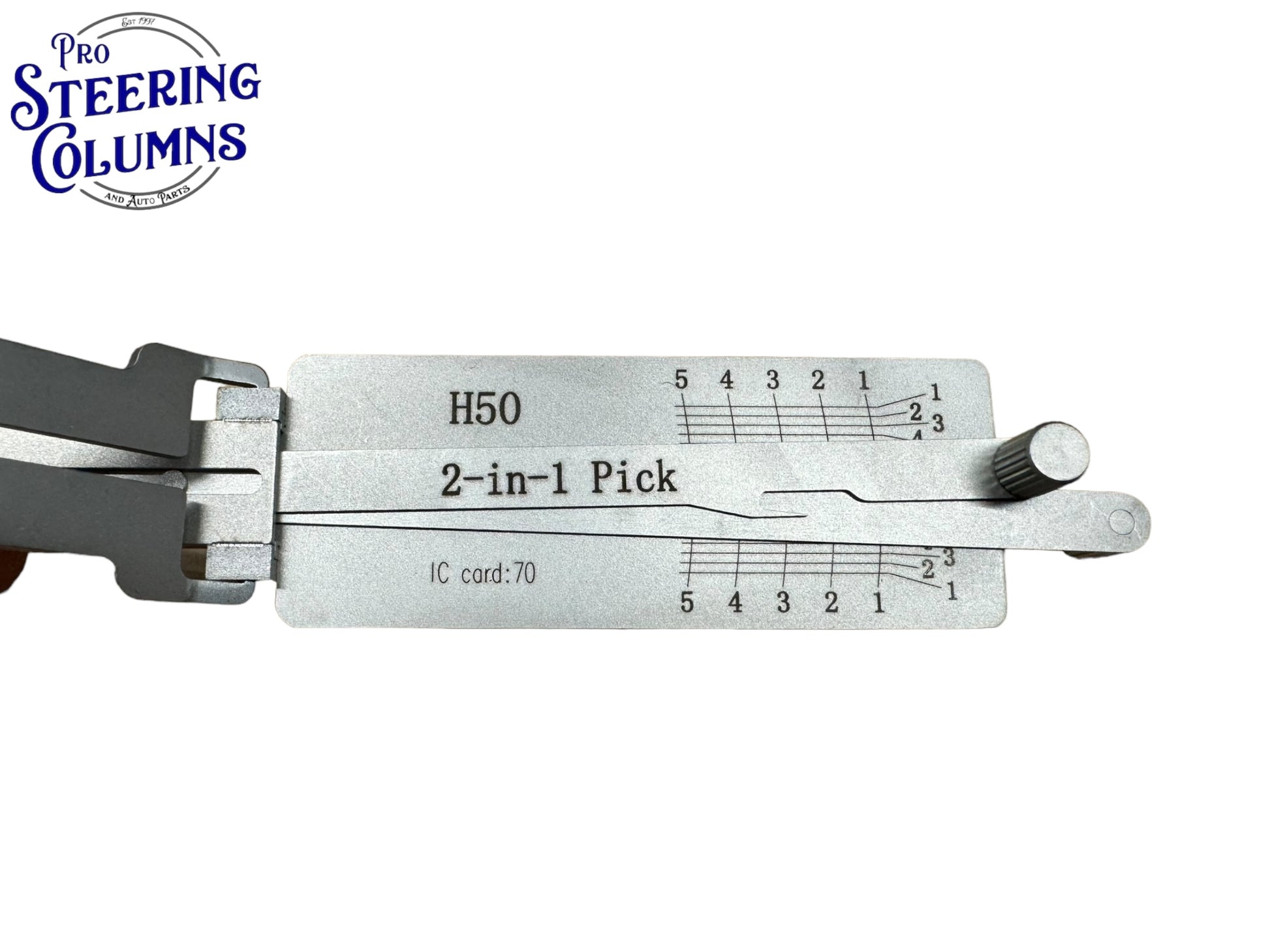 Original 2 in 1 Lishi H50 FO14R Ford 5 Cut Pick & Decoder New