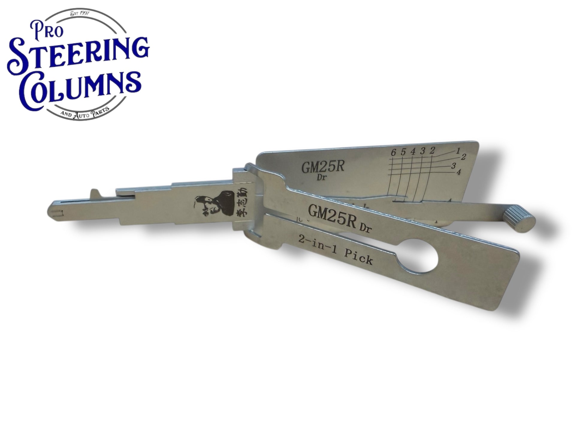 Original Lishi 2 in 1 GM25R Kenworth Briggs Stratton Pick & Decoder Twin Lifter Genuine New