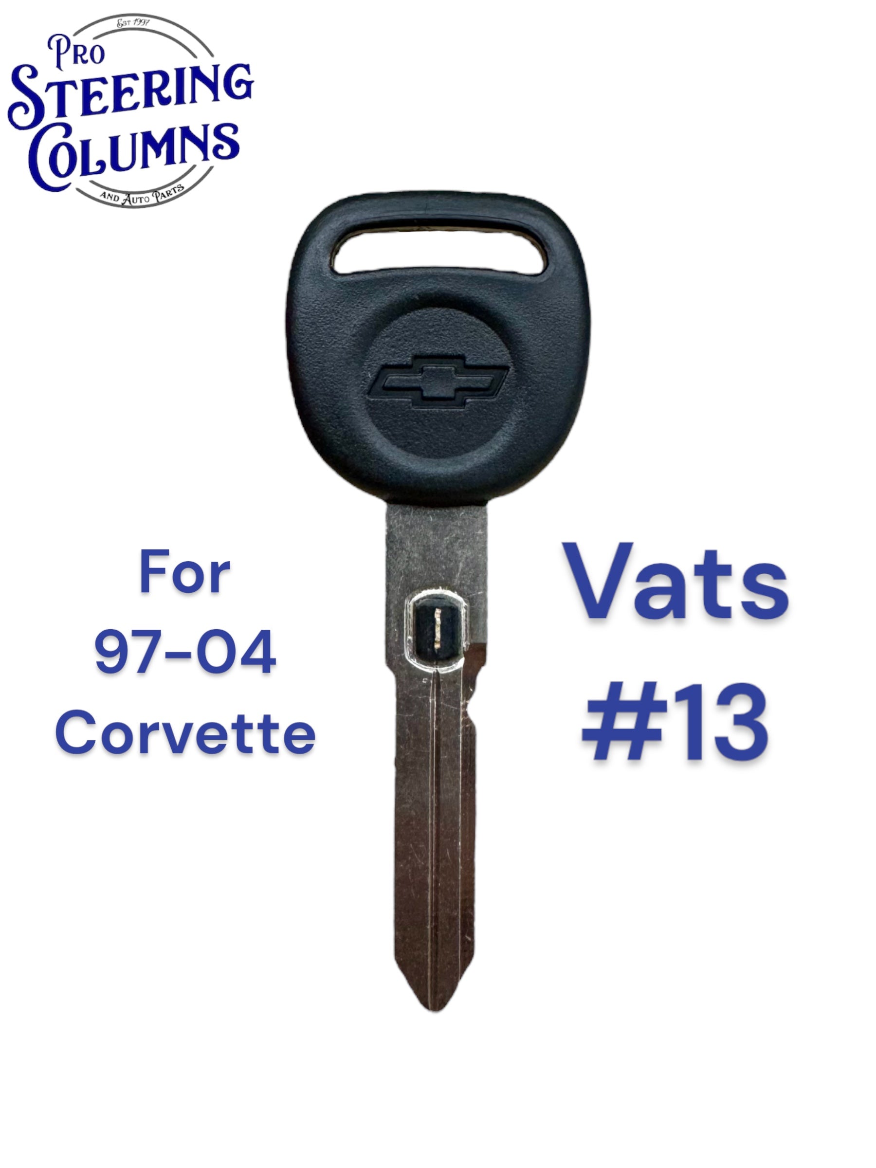 1997-2004 Corvette Double Sided Vats Key #13 Ohms-7.500k
