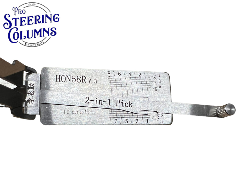 Original Lishi 2 in 1 HON58R HD103 HD106 Honda 8 Cut Pick & Decoder Genuine New