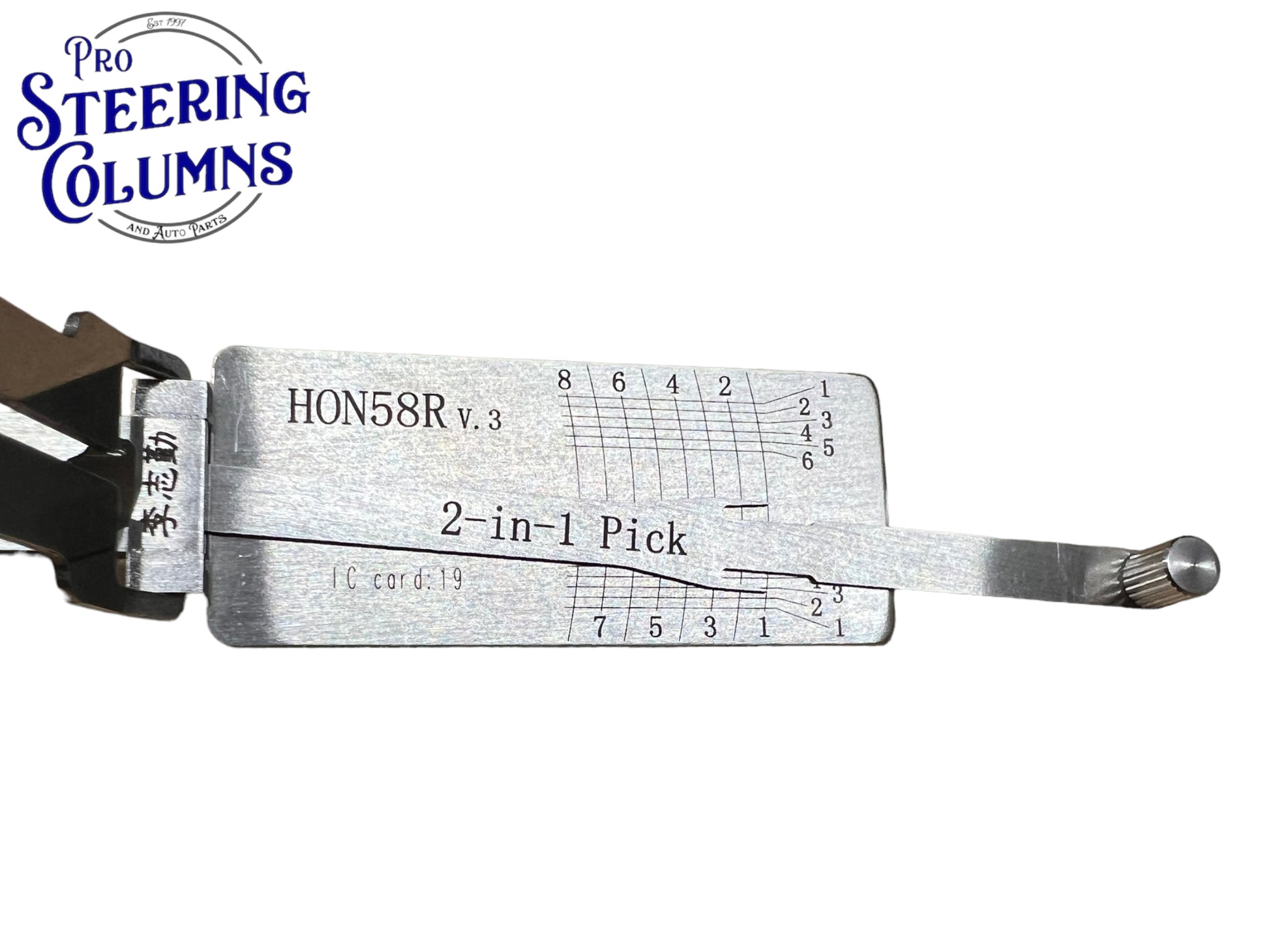 Original Lishi 2 in 1 HON58R HD103 HD106 Honda 8 Cut Pick & Decoder Genuine New