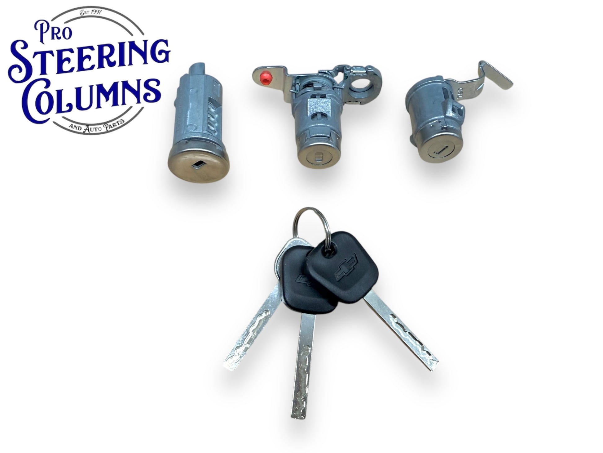 20-23 GM Silverado Sierra Colorado Ignition Door & Tailgate Lock Cylinder Set With Keys New
