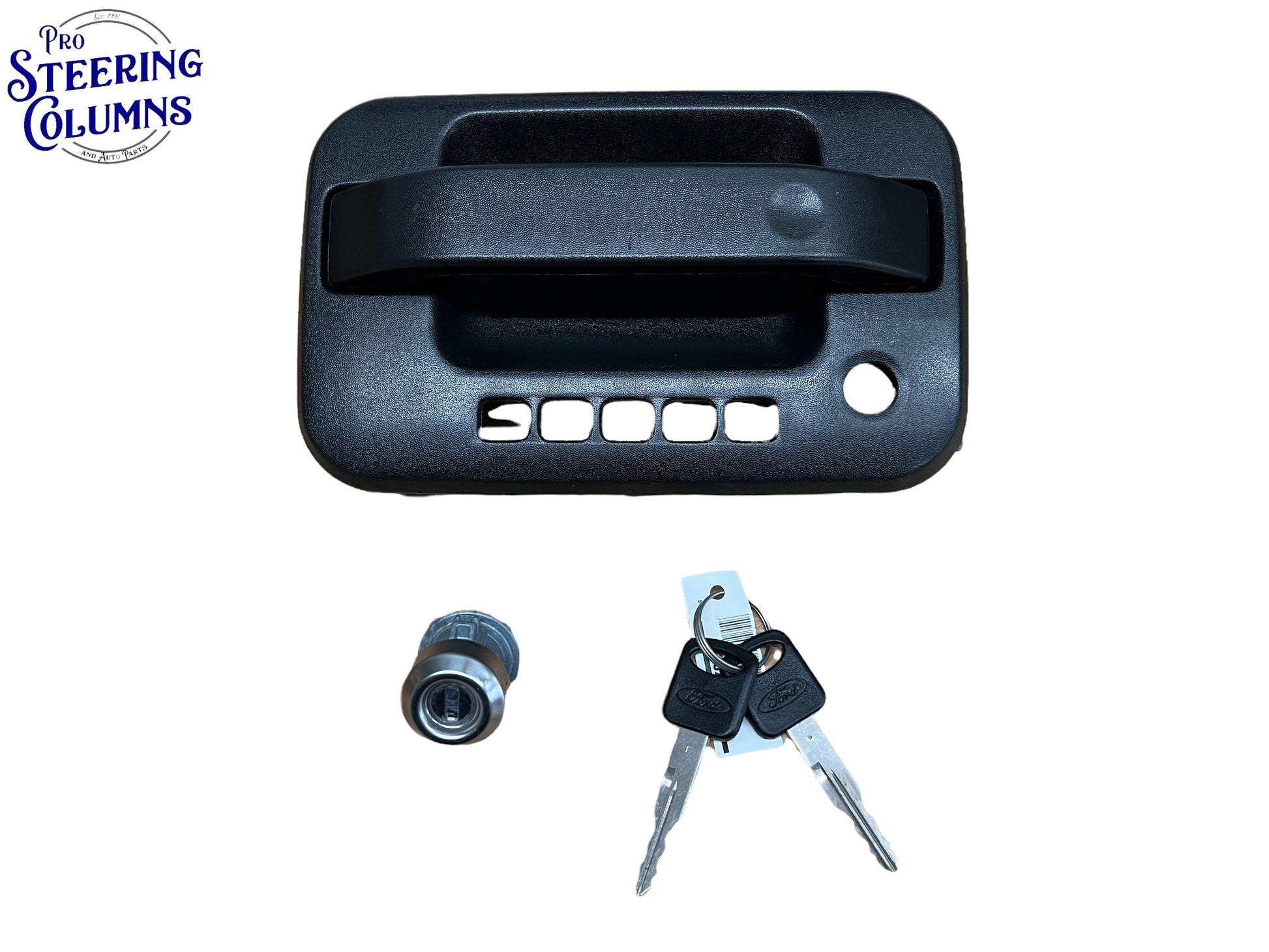 2004-2014 F-150 Exterior Front Left Door Handle & Lock Cylinder W/2 Keys