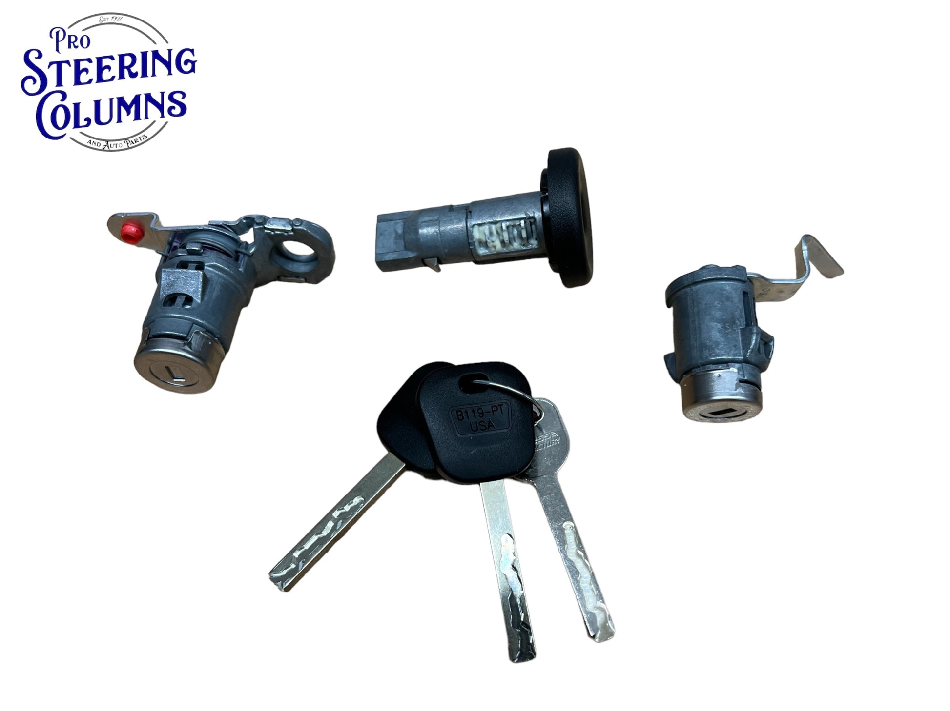 2014-2019 GM Silverado Sierra Ignition Door & Tailgate Lock Cylinder Set 2 Keys New OEM