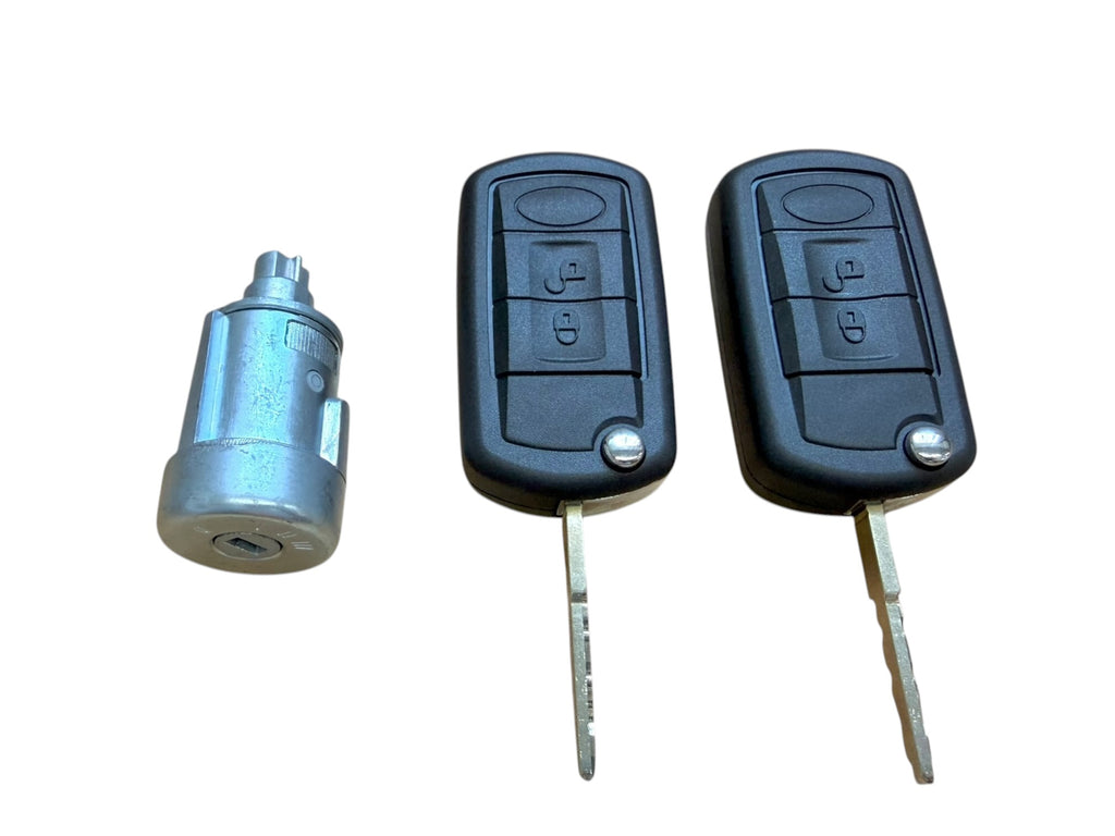05-09 Land Rover LR3 Ignition Lock Cylinder With 2 Remote Keys PN: LR023939