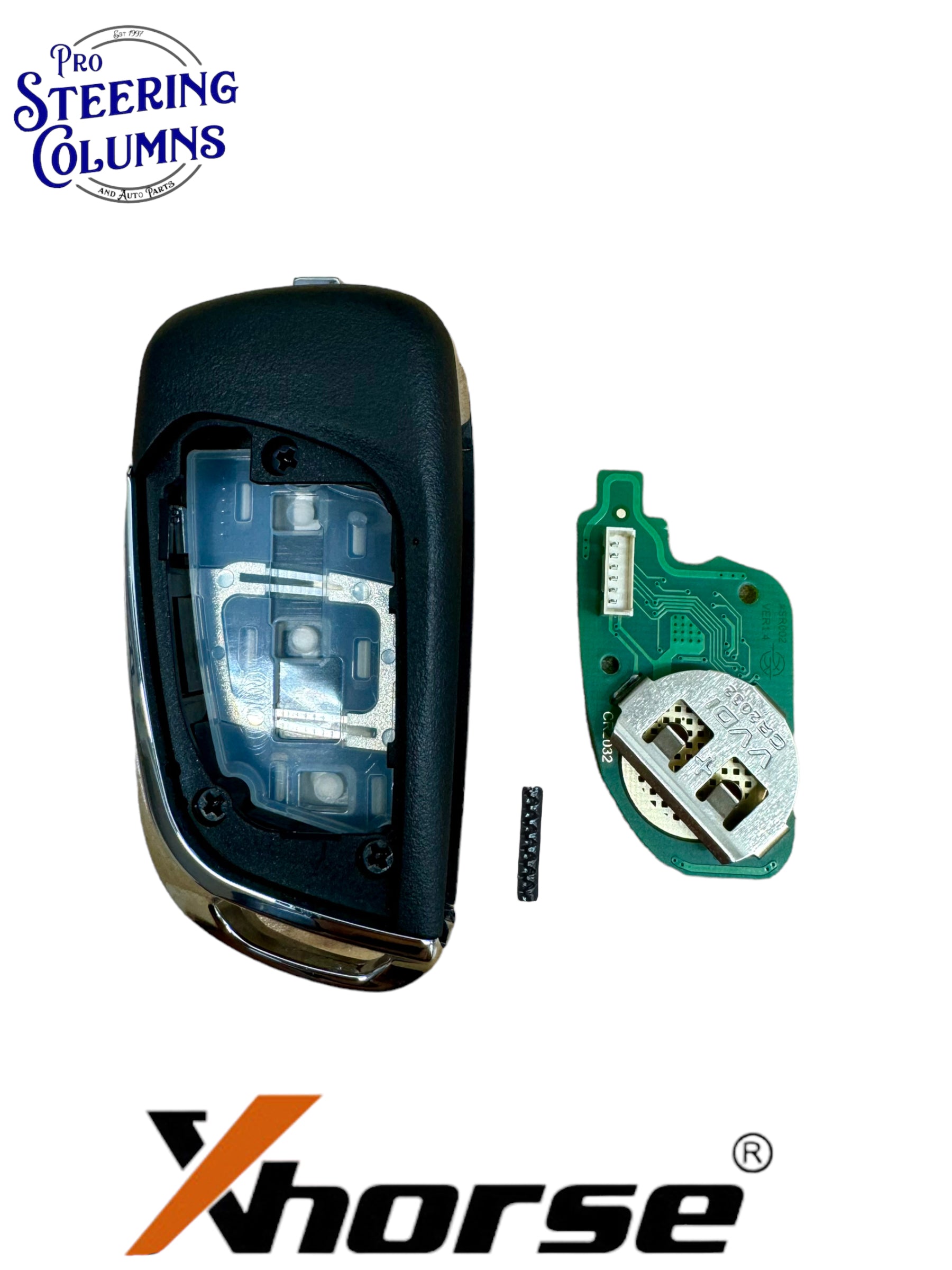 Xhorse Universal Flip Key Remote Generic Style 3 Button Wired New XKDS00EN