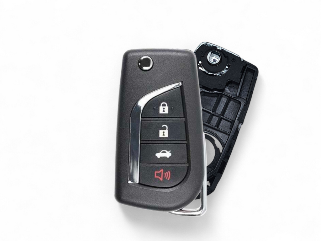 18-24 Toyota Camry Flip Remote 4-Button Shell FCC: HYQ12BFB (Aftermarket)