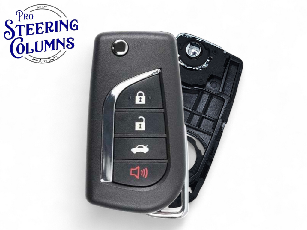 18-24 Toyota Camry Flip Remote 4-Button Shell FCC: HYQ12BFB (Aftermarket)