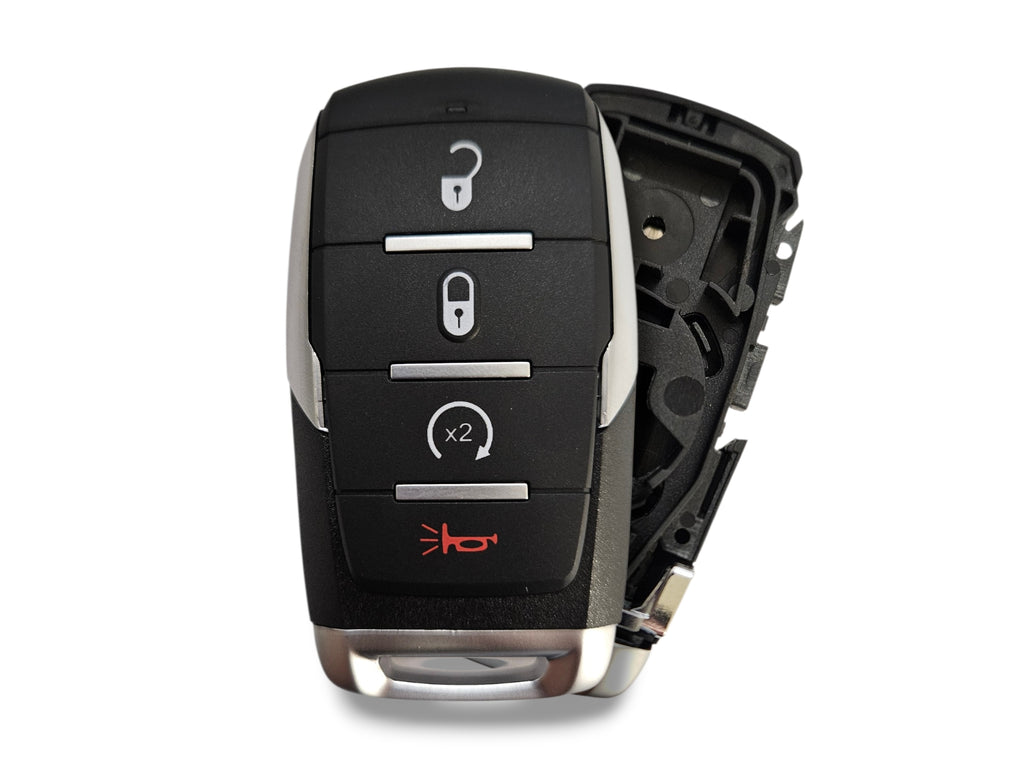 19-24 Ram 1500 Smart Key SHELL 4-Button PN: 68291689AD / OHT-4882056 (Aftermarket)