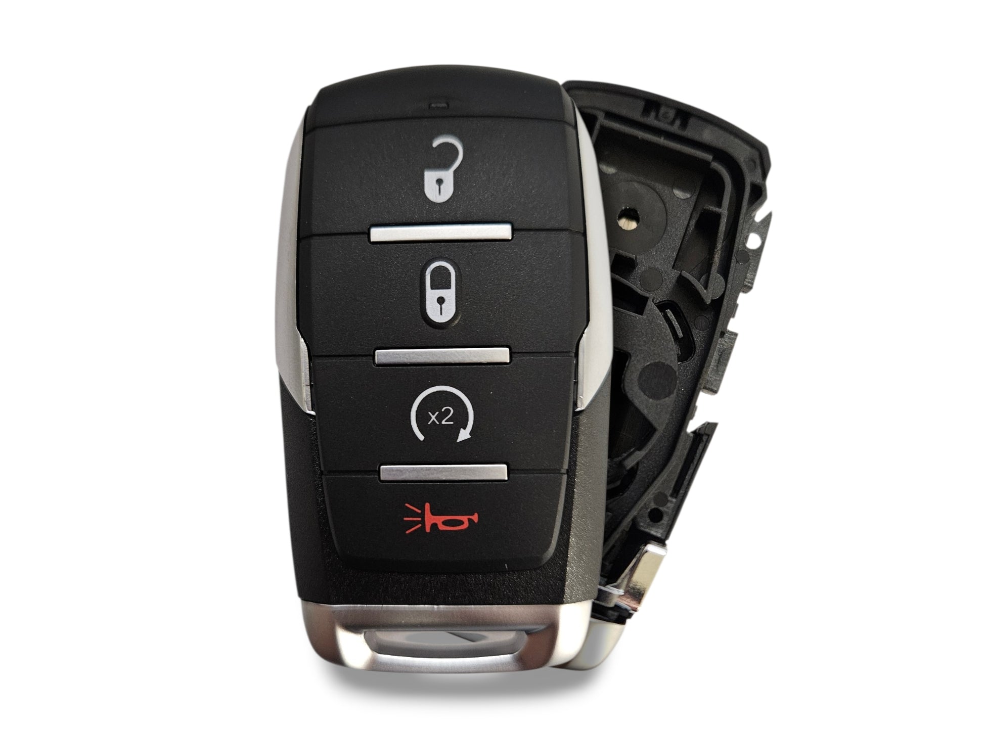 19-24 Ram 1500 Smart Key SHELL 4-Button PN: 68291689AD / OHT-4882056 (Aftermarket)
