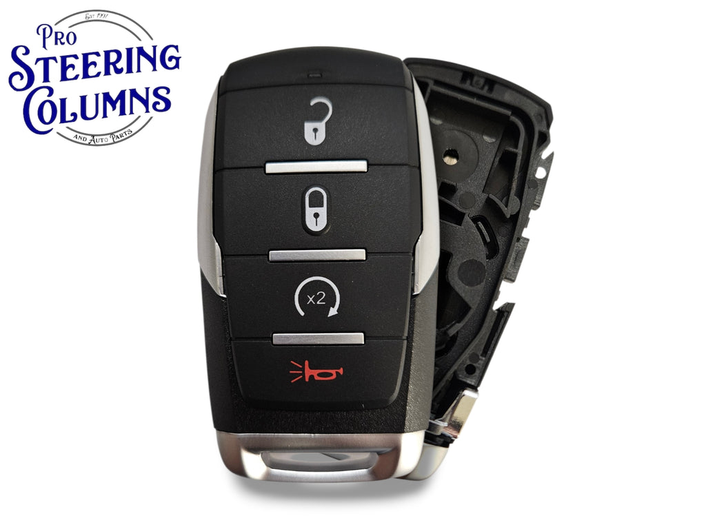 19-24 Ram 1500 Smart Key SHELL 4-Button PN: 68291689AD / OHT-4882056 (Aftermarket)