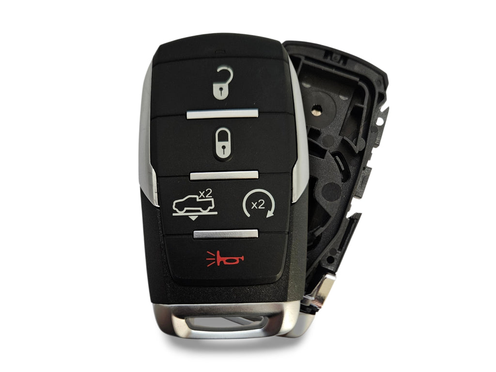 19-24 Ram 1500 Smart Key SHELL 5-Button PN: 68291690AD / OHT-4882056 (Aftermarket)