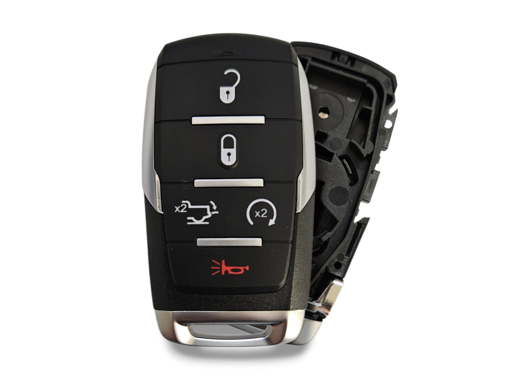 19-24 Ram 1500 Smart Key SHELL 5-Button PN: 68291691AD / OHT-4882056 (Aftermarket)