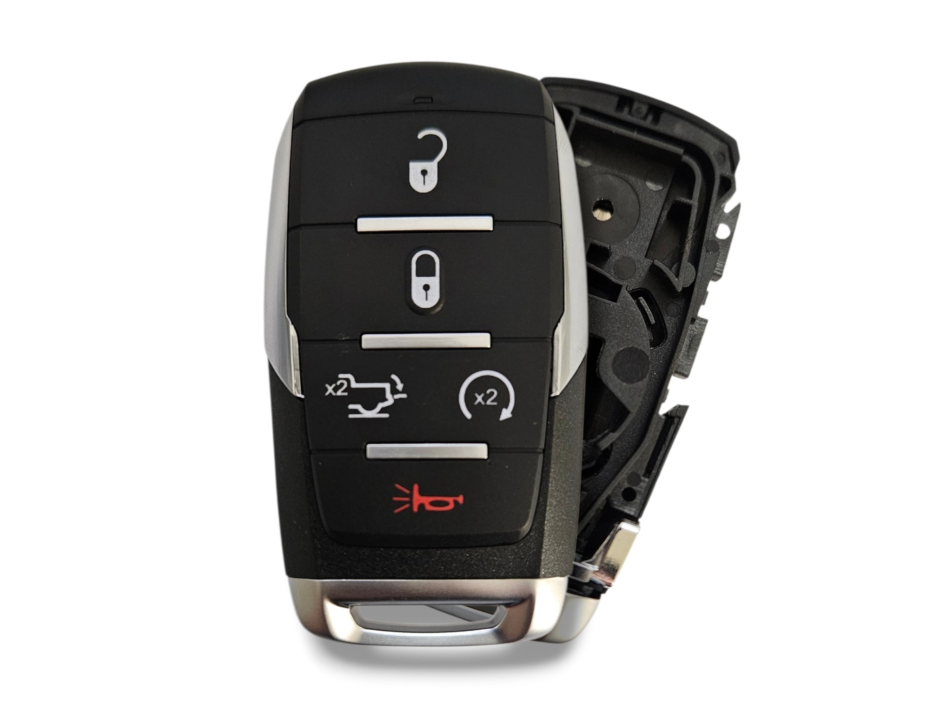 19-24 Ram 1500 Smart Key SHELL 5-Button PN: 68291691AD / OHT-4882056 (Aftermarket)