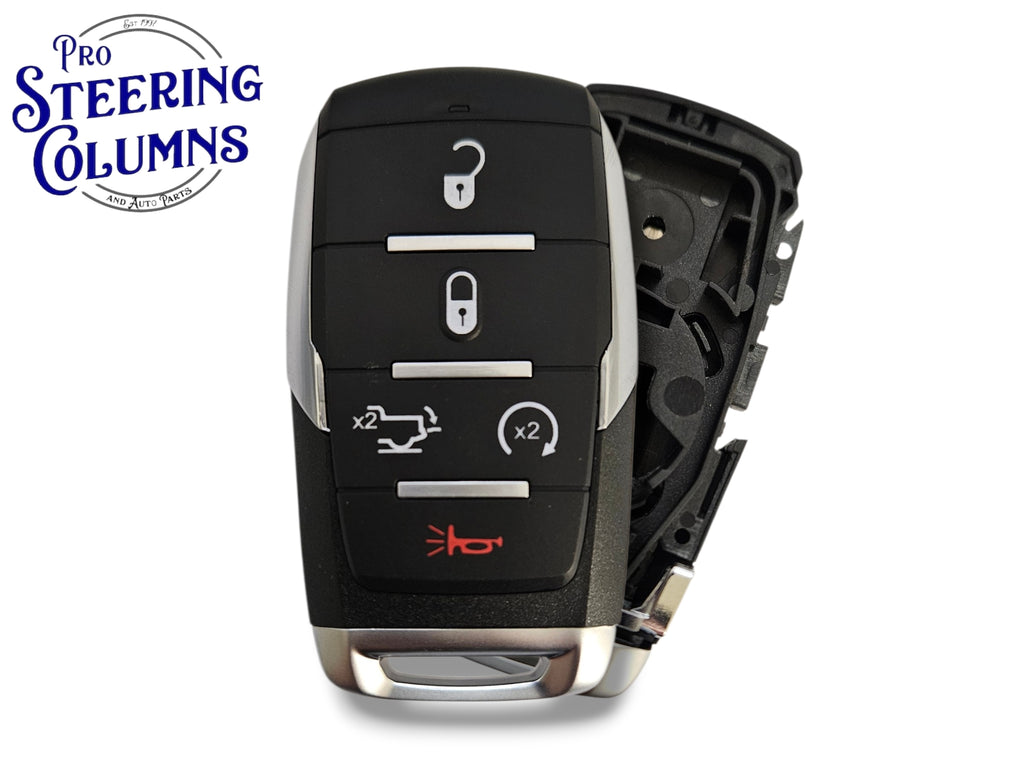 19-24 Ram 1500 Smart Key SHELL 5-Button PN: 68291691AD / OHT-4882056 (Aftermarket)