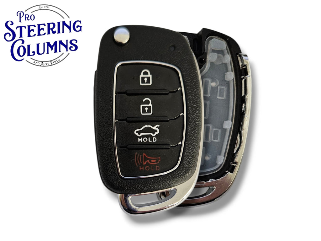 15-19 Hyundai Flip Key SHELL 4-Button / TQ8-RKE-4F25 (Aftermarket)