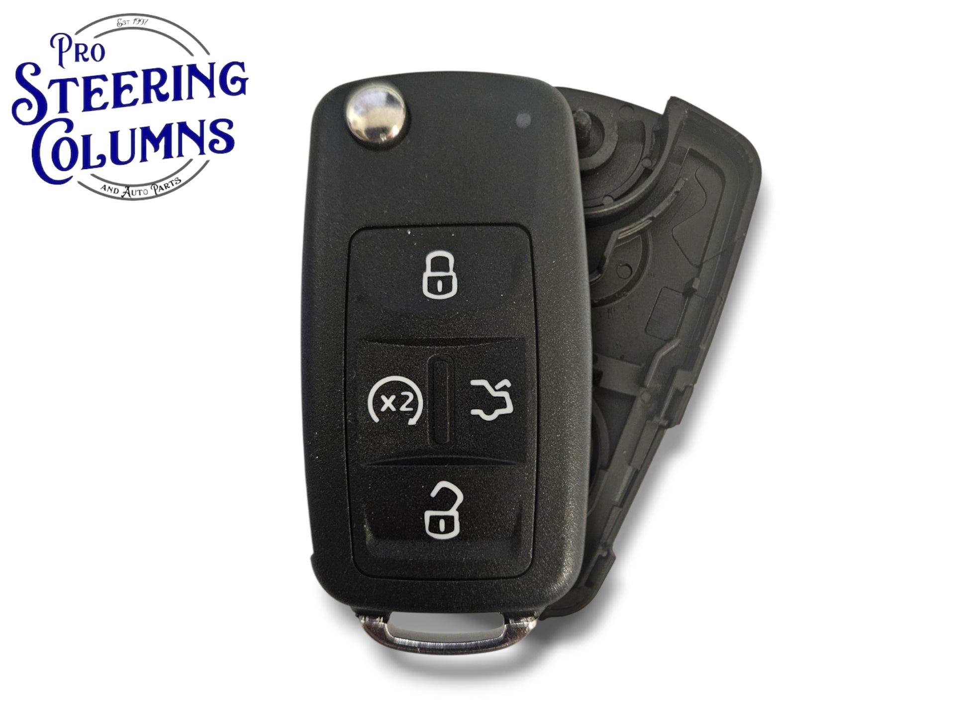 10-17 Volkswagen Flip Key SHELL 5-Button PN: 561837202D / NBG010206T (Aftermarket)