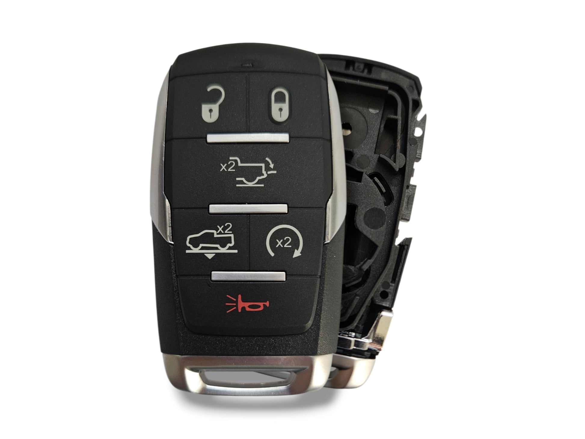19-24 Ram 1500 Smart Key SHELL 6-Button PN: 68291692AD / OHT-4882056 (Aftermarket)
