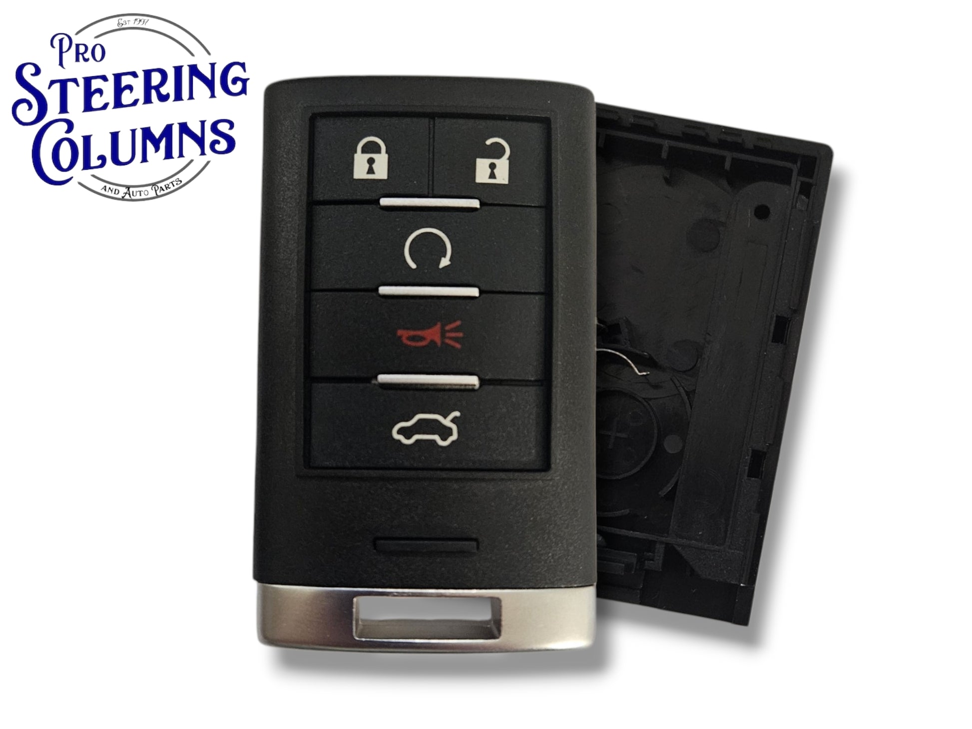 08-13 Cadillac CTS Smart Key SHELL 5-Button PN: 25943676 / M3N5WY7777A (Aftermarket)