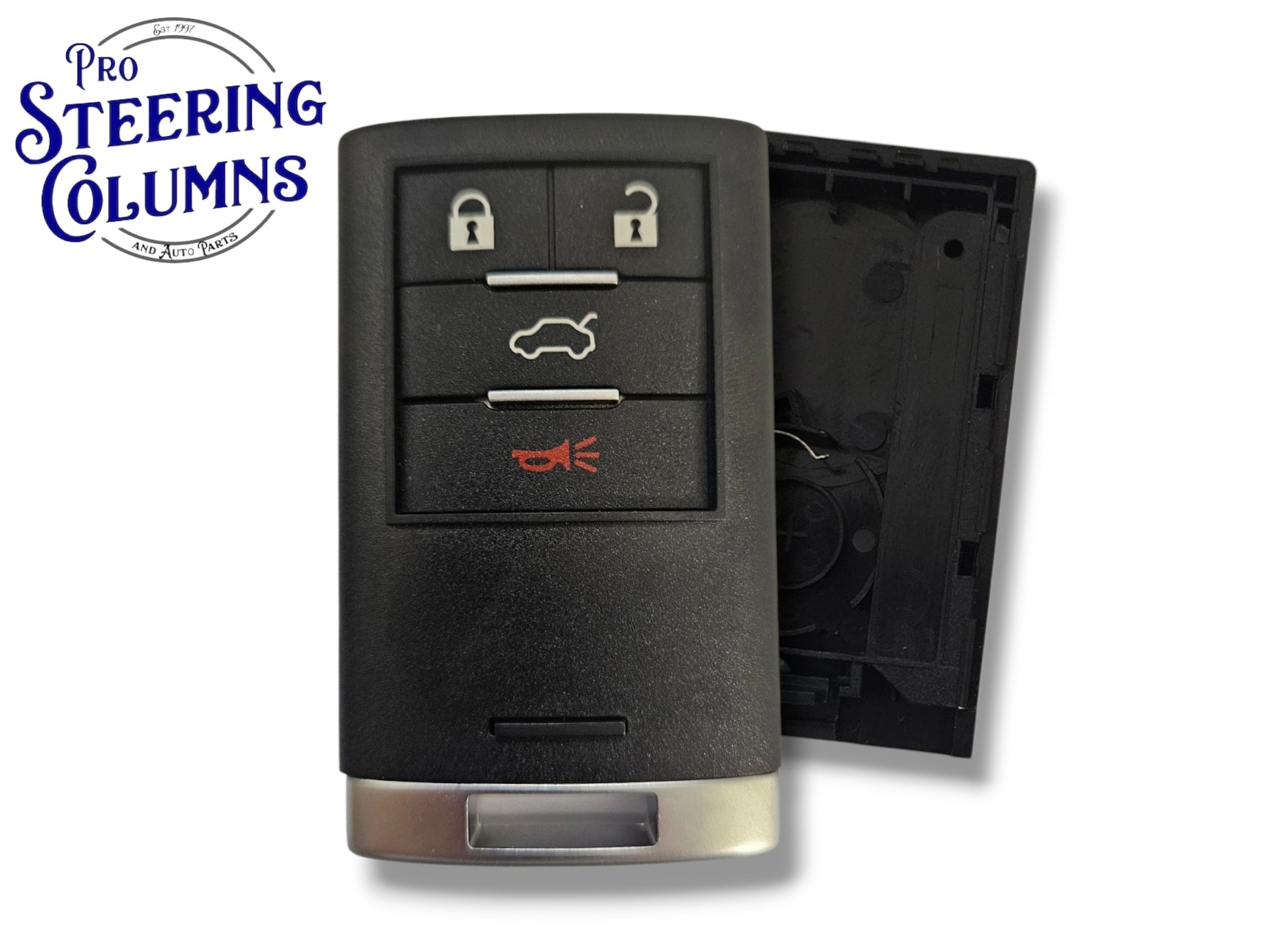 08-13 Cadillac Smart Key SHELL 4-Button PN: 25946298 / M3N5WY7777A (Aftermarket)