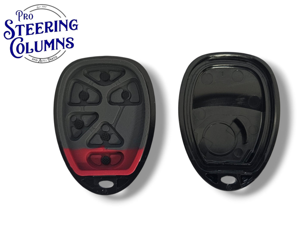 04-12 GM Keyless Entry Remote SHELL 6-Button PN: 22759546 / OUC60270 (Aftermarket)